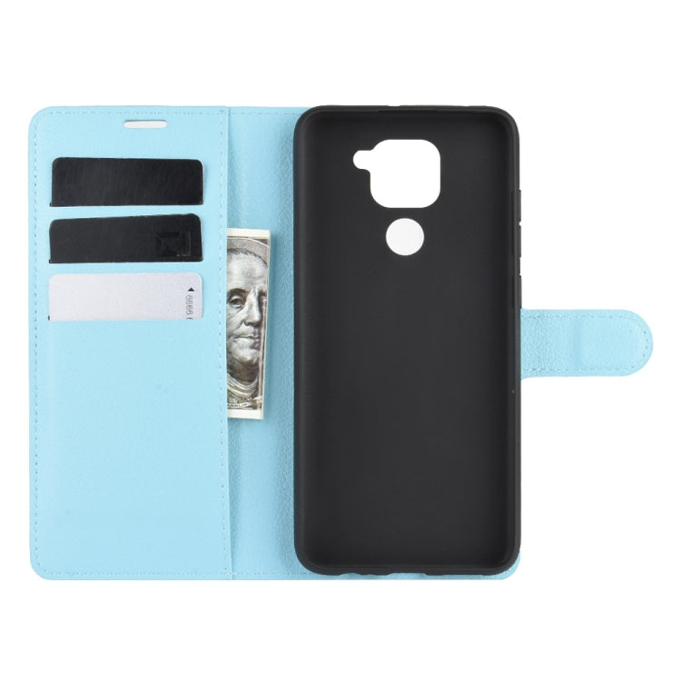 For Xiaomi Redmi Note 9/10X 4G Litchi Texture Horizontal Flip Protective Case with Holder & Card Slots & Wallet