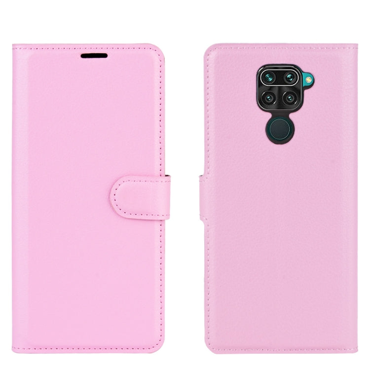For Xiaomi Redmi Note 9/10X 4G Litchi Texture Horizontal Flip Protective Case with Holder & Card Slots & Wallet