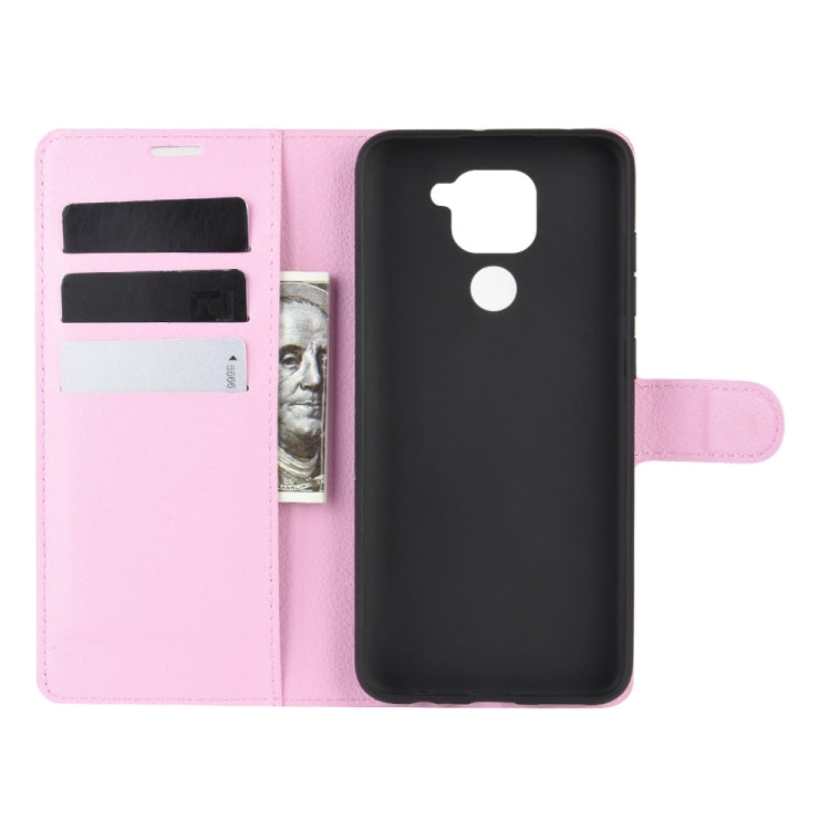 For Xiaomi Redmi Note 9/10X 4G Litchi Texture Horizontal Flip Protective Case with Holder & Card Slots & Wallet