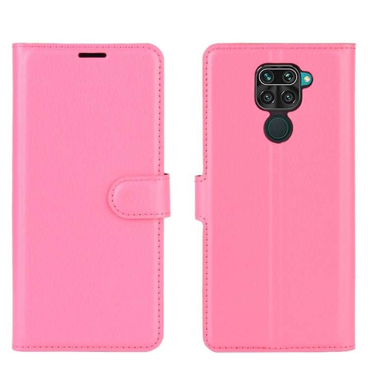 For Xiaomi Redmi Note 9/10X 4G Litchi Texture Horizontal Flip Protective Case with Holder & Card Slots & Wallet