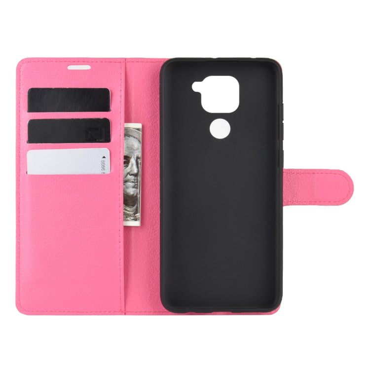 For Xiaomi Redmi Note 9/10X 4G Litchi Texture Horizontal Flip Protective Case with Holder & Card Slots & Wallet