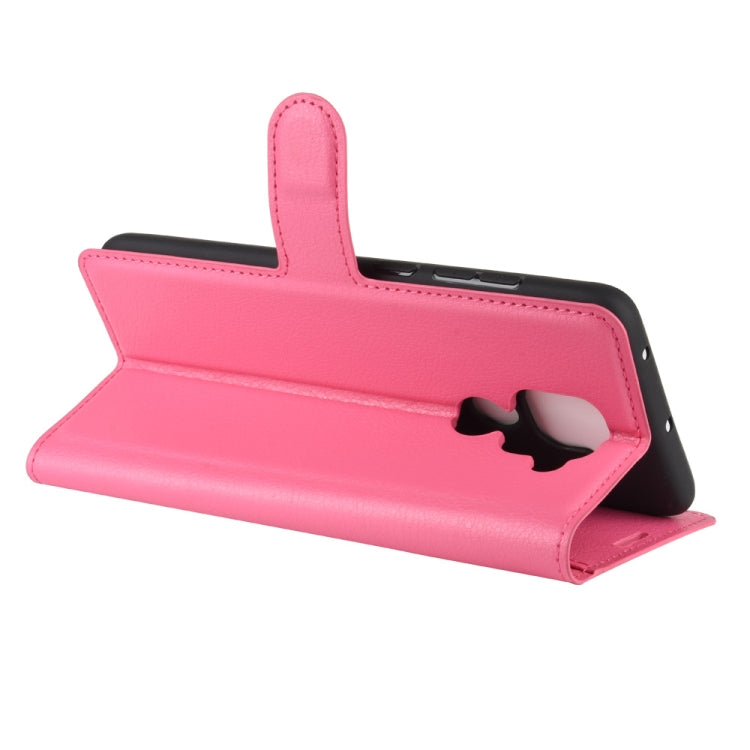 For Xiaomi Redmi Note 9/10X 4G Litchi Texture Horizontal Flip Protective Case with Holder & Card Slots & Wallet