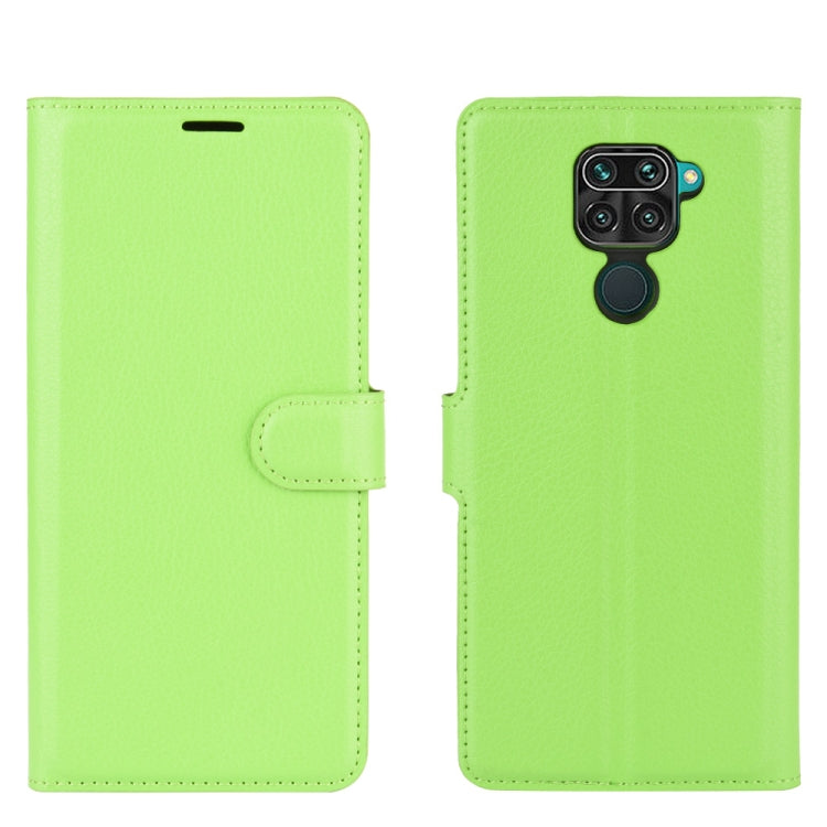 For Xiaomi Redmi Note 9/10X 4G Litchi Texture Horizontal Flip Protective Case with Holder & Card Slots & Wallet