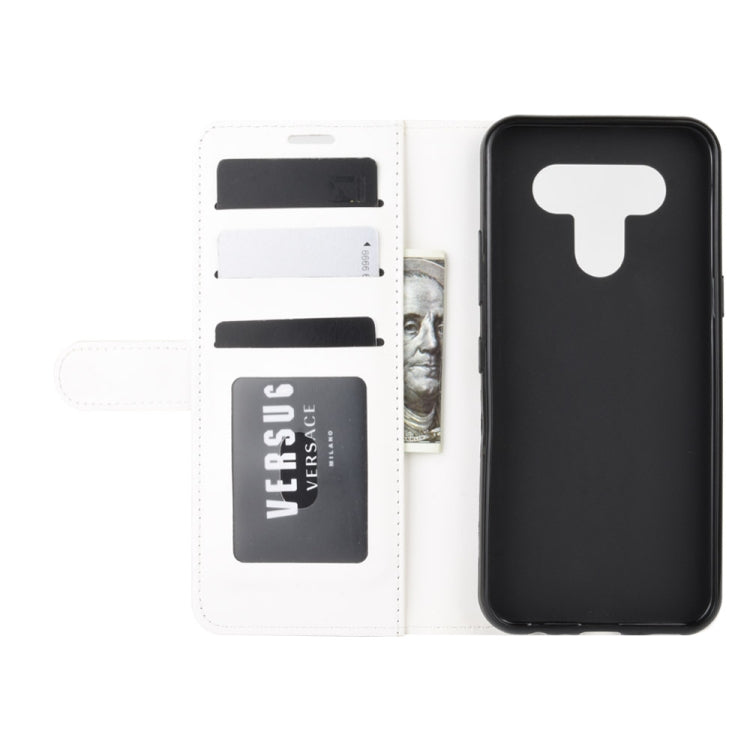 For LG K51 R64 Texture Single Horizontal Flip Protective Case with Holder & Card Slots & Wallet& Photo Frame