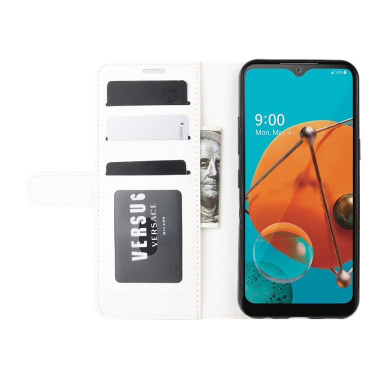 For LG K51 R64 Texture Single Horizontal Flip Protective Case with Holder & Card Slots & Wallet& Photo Frame