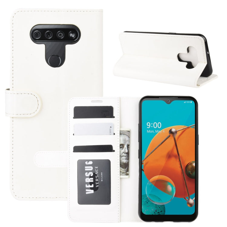 For LG K51 R64 Texture Single Horizontal Flip Protective Case with Holder & Card Slots & Wallet& Photo Frame