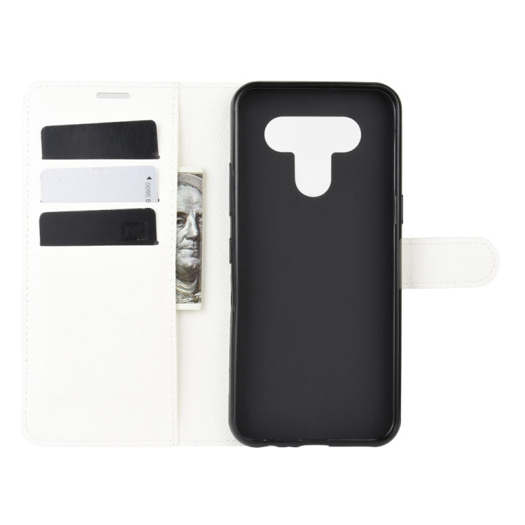 For LG K51 Litchi Texture Horizontal Flip Protective Case with Holder & Card Slots & Wallet