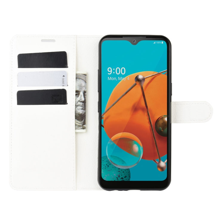 For LG K51 Litchi Texture Horizontal Flip Protective Case with Holder & Card Slots & Wallet