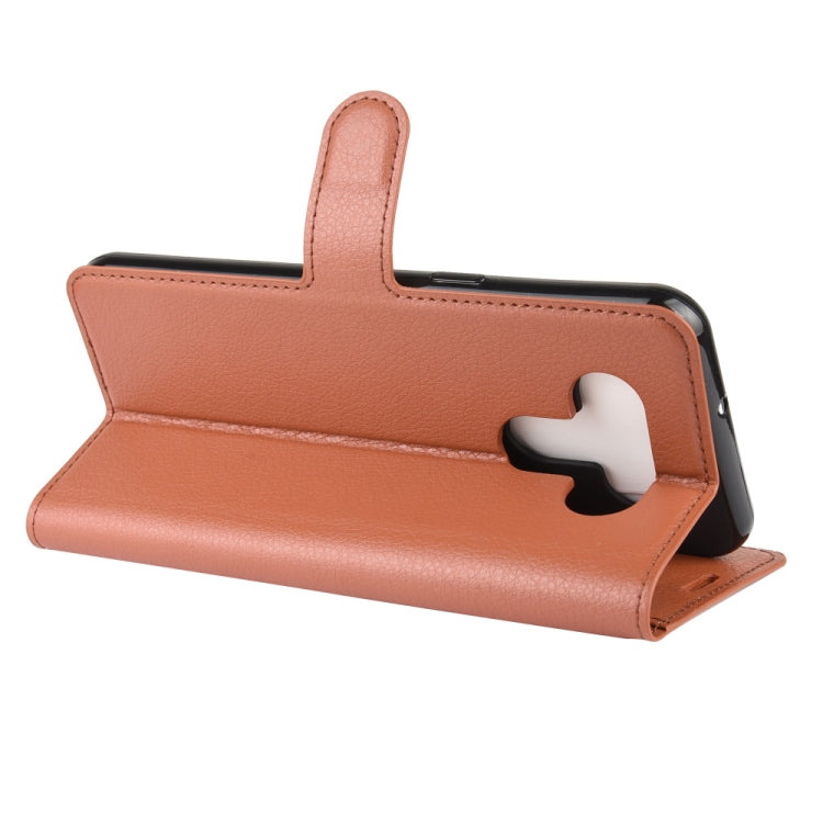 For LG K51 Litchi Texture Horizontal Flip Protective Case with Holder & Card Slots & Wallet