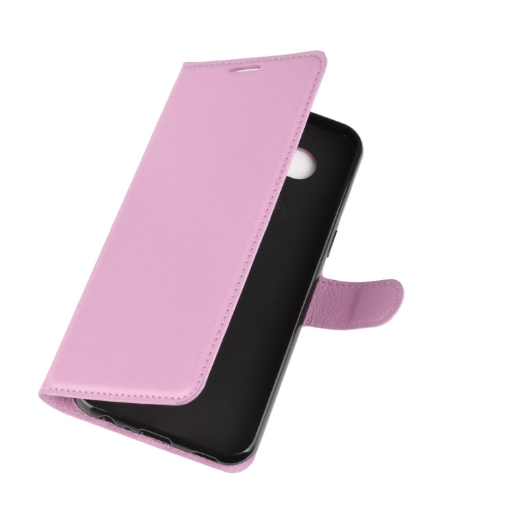 For LG K51 Litchi Texture Horizontal Flip Protective Case with Holder & Card Slots & Wallet