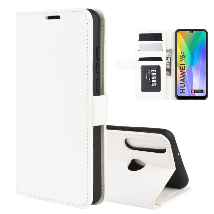 For Huawei Y6p R64 Texture Single Horizontal Flip Protective Case with Holder & Card Slots & Wallet& Photo Frame