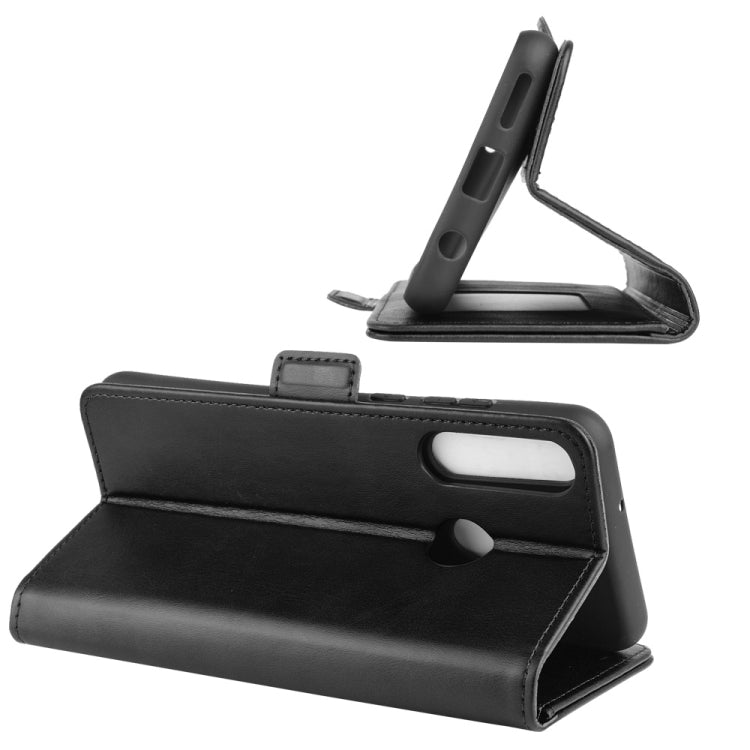 For Huawei Y6p Dual-side Magnetic Buckle Horizontal Flip Leather Case with Holder & Card Slots & Wallet