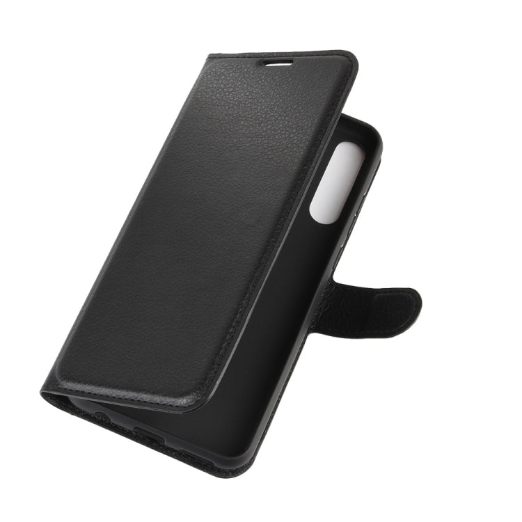 For Huawei Y6p Litchi Texture Horizontal Flip Protective Case with Holder & Card Slots & Wallet