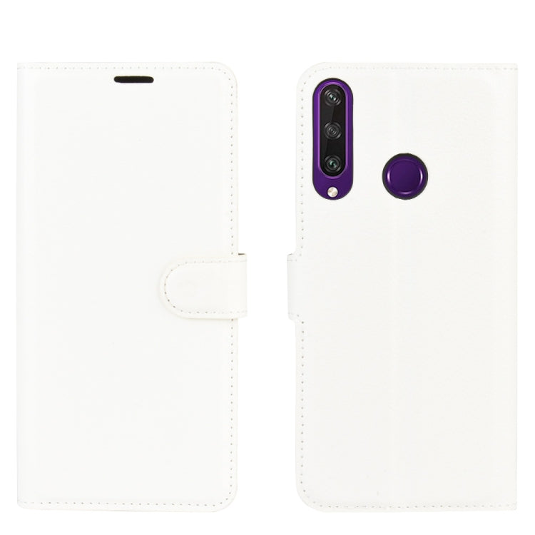 For Huawei Y6p Litchi Texture Horizontal Flip Protective Case with Holder & Card Slots & Wallet