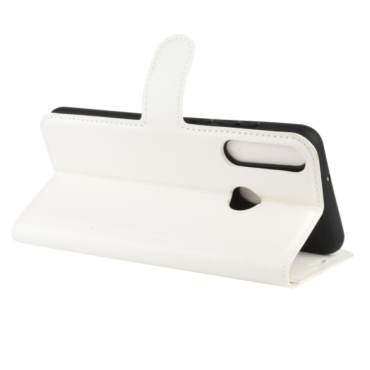 For Huawei Y6p Litchi Texture Horizontal Flip Protective Case with Holder & Card Slots & Wallet