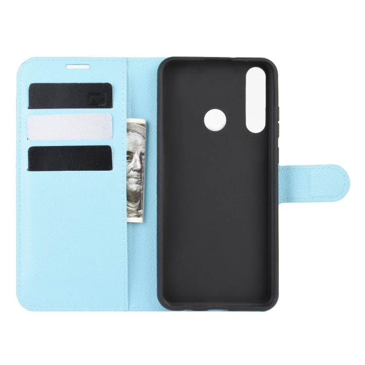 For Huawei Y6p Litchi Texture Horizontal Flip Protective Case with Holder & Card Slots & Wallet