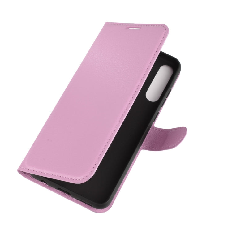 For Huawei Y6p Litchi Texture Horizontal Flip Protective Case with Holder & Card Slots & Wallet