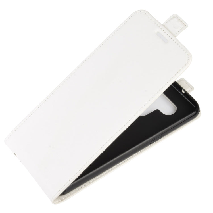 For LG K51 R64 Texture Single Vertical Flip Leather Protective Case with Card Slots & Photo Frame