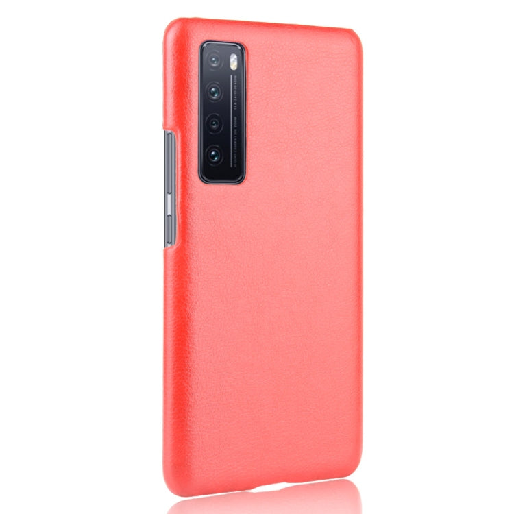 For Huawei Nova 7 Shockproof Litchi Texture PC + PU Case