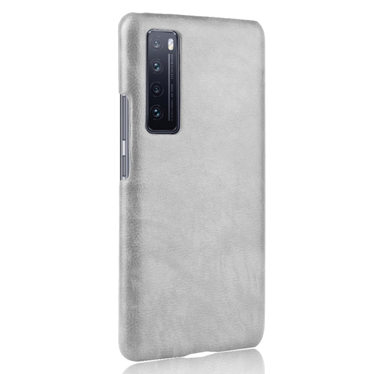 For Huawei Nova 7 Shockproof Litchi Texture PC + PU Case