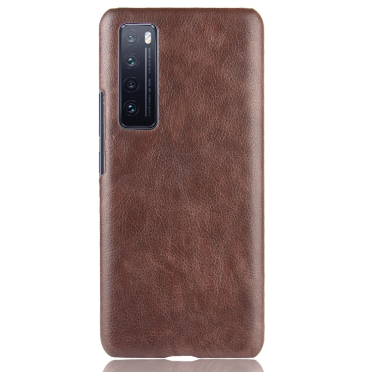 For Huawei Nova 7 Shockproof Litchi Texture PC + PU Case