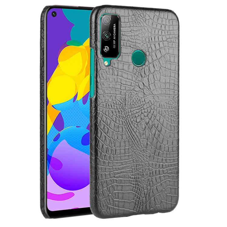 For Huawei Honor Play 4T Shockproof Crocodile Texture PC + PU Case