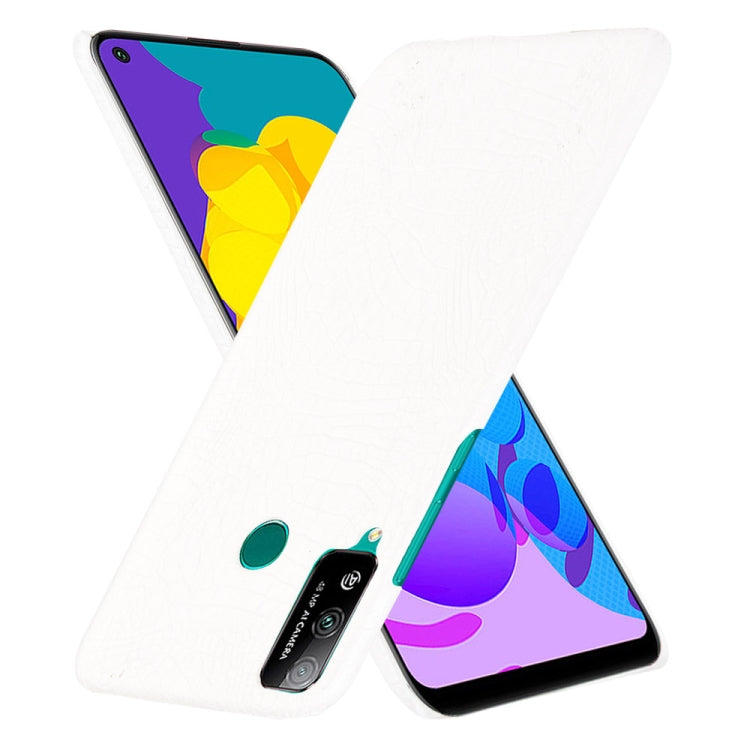 For Huawei Honor Play 4T Shockproof Crocodile Texture PC + PU Case