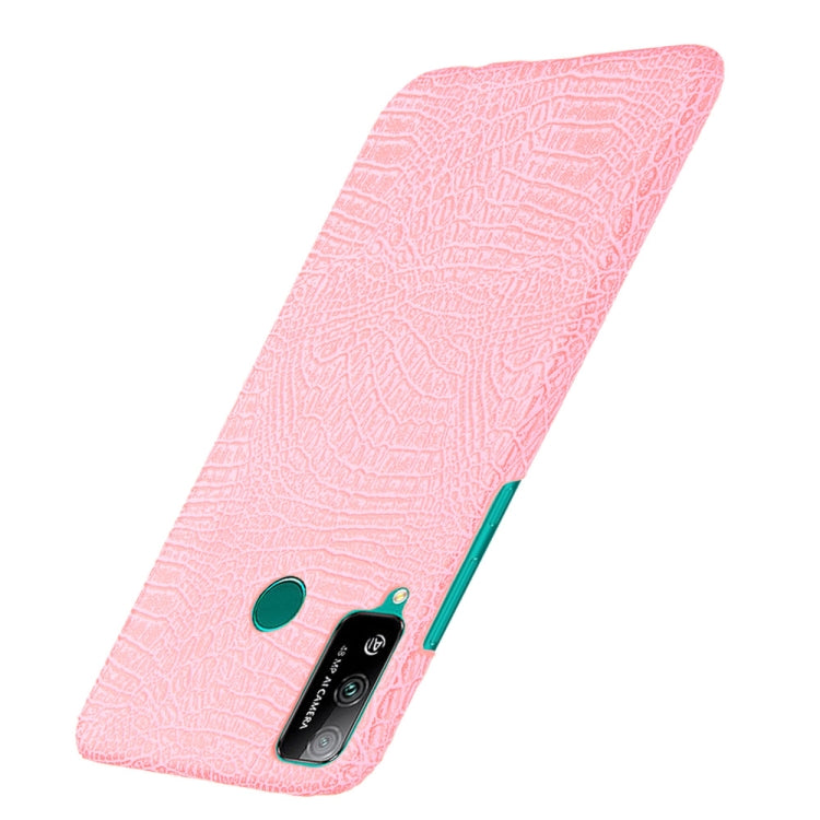 For Huawei Honor Play 4T Shockproof Crocodile Texture PC + PU Case