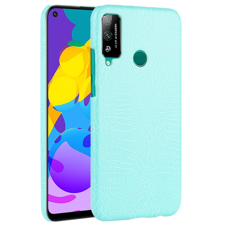 For Huawei Honor Play 4T Shockproof Crocodile Texture PC + PU Case