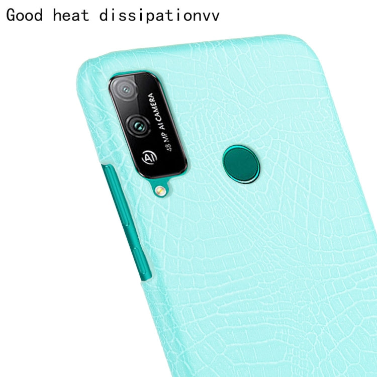 For Huawei Honor Play 4T Shockproof Crocodile Texture PC + PU Case