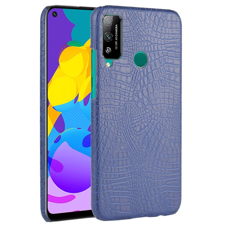 For Huawei Honor Play 4T Shockproof Crocodile Texture PC + PU Case