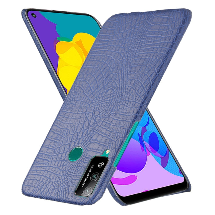 For Huawei Honor Play 4T Shockproof Crocodile Texture PC + PU Case