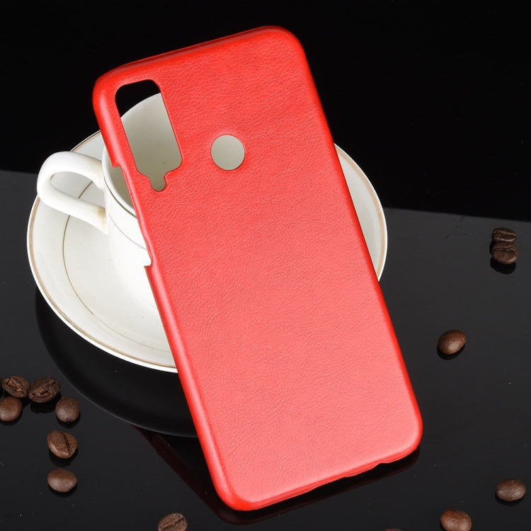 For Huawei Honor Play 4T Shockproof Litchi Texture PC + PU Case