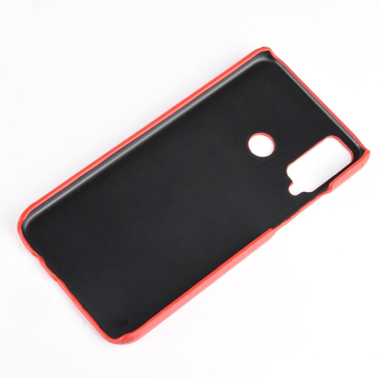 For Huawei Honor Play 4T Shockproof Litchi Texture PC + PU Case