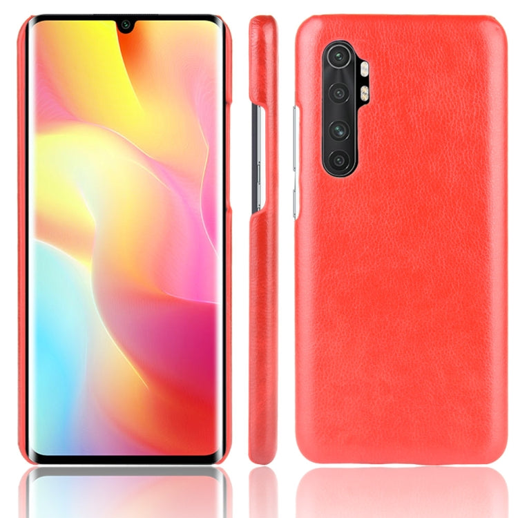 For Xiaomi Mi Note 10 Lite Shockproof Litchi Texture PC + PU Case