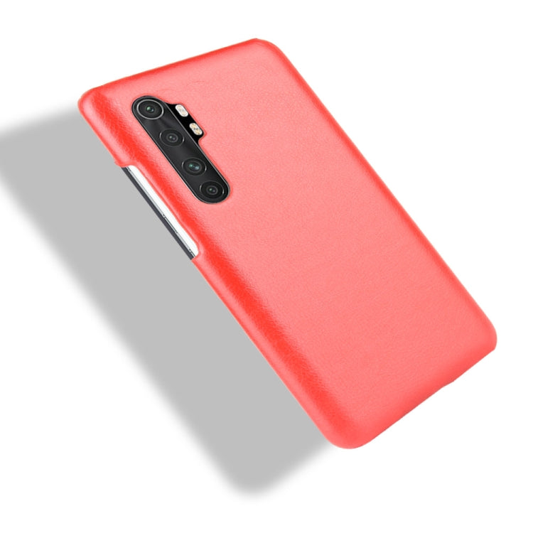 For Xiaomi Mi Note 10 Lite Shockproof Litchi Texture PC + PU Case