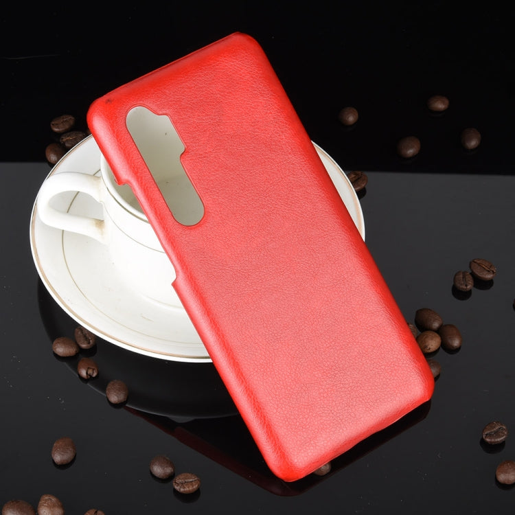 For Xiaomi Mi Note 10 Lite Shockproof Litchi Texture PC + PU Case