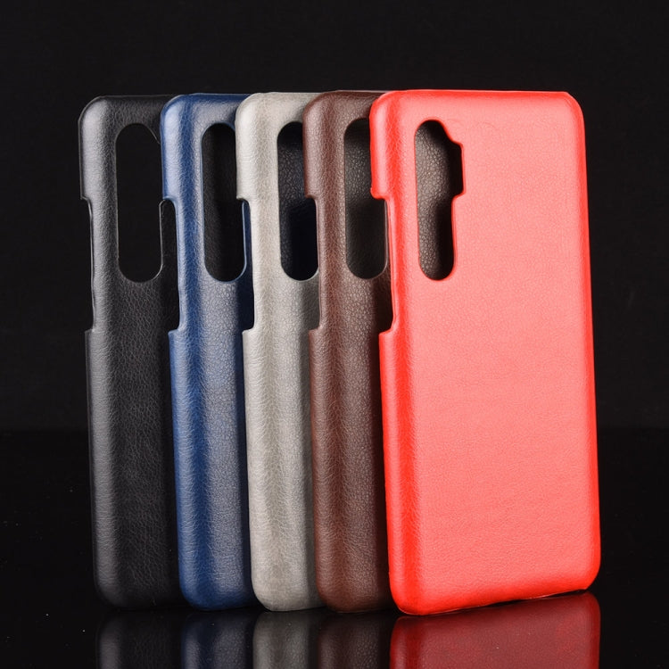 For Xiaomi Mi Note 10 Lite Shockproof Litchi Texture PC + PU Case