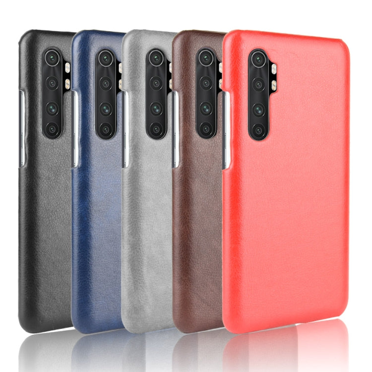 For Xiaomi Mi Note 10 Lite Shockproof Litchi Texture PC + PU Case