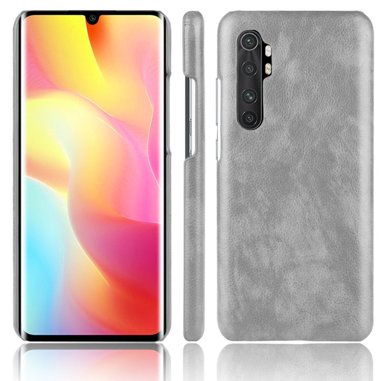 For Xiaomi Mi Note 10 Lite Shockproof Litchi Texture PC + PU Case
