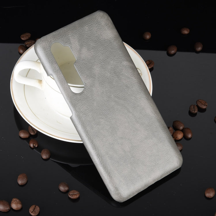 For Xiaomi Mi Note 10 Lite Shockproof Litchi Texture PC + PU Case