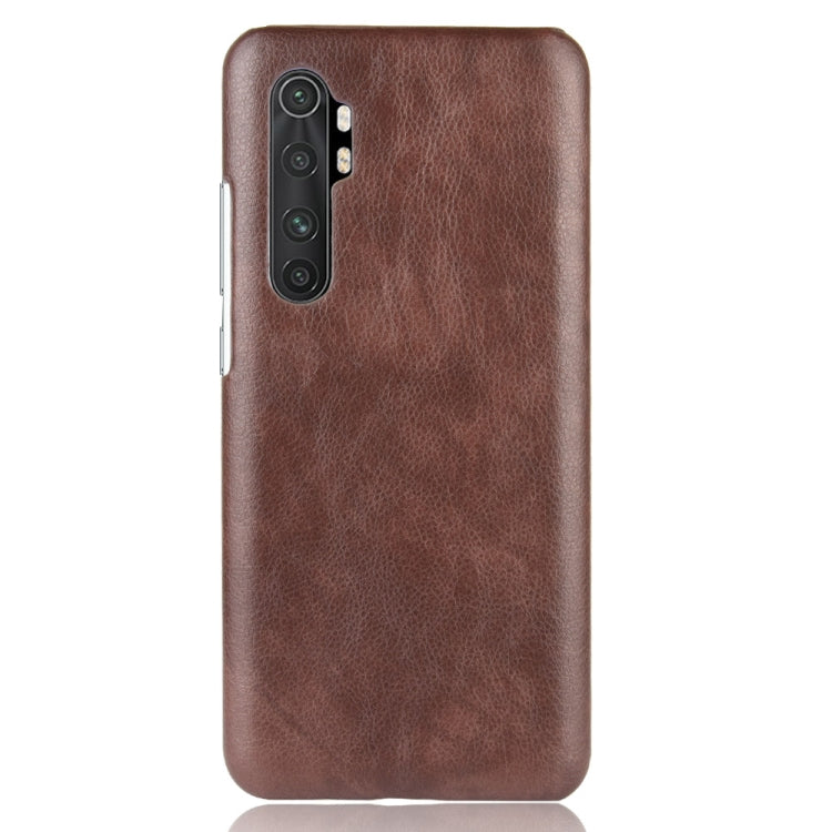 For Xiaomi Mi Note 10 Lite Shockproof Litchi Texture PC + PU Case
