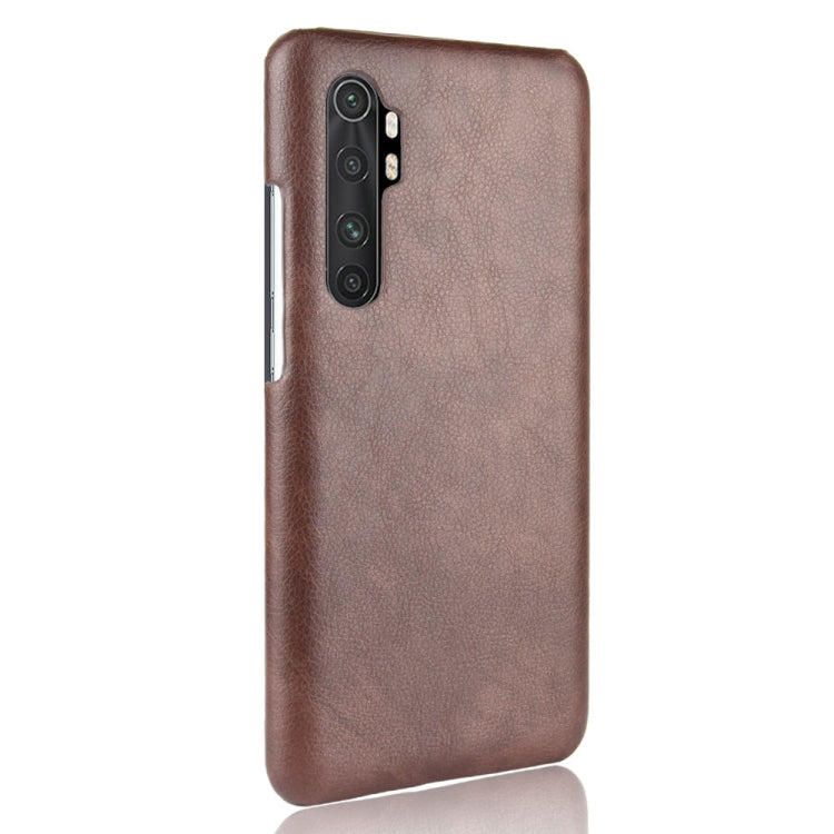 For Xiaomi Mi Note 10 Lite Shockproof Litchi Texture PC + PU Case