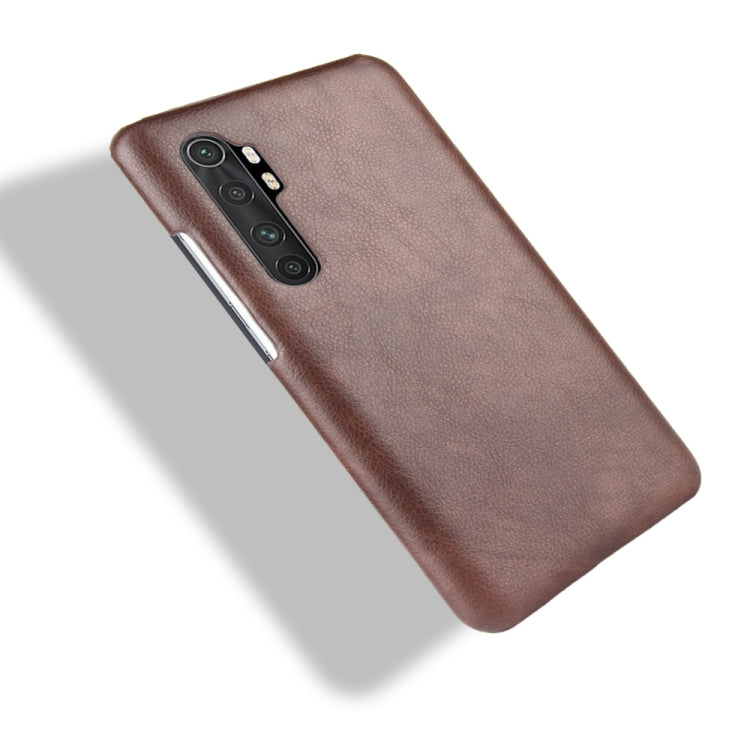 For Xiaomi Mi Note 10 Lite Shockproof Litchi Texture PC + PU Case