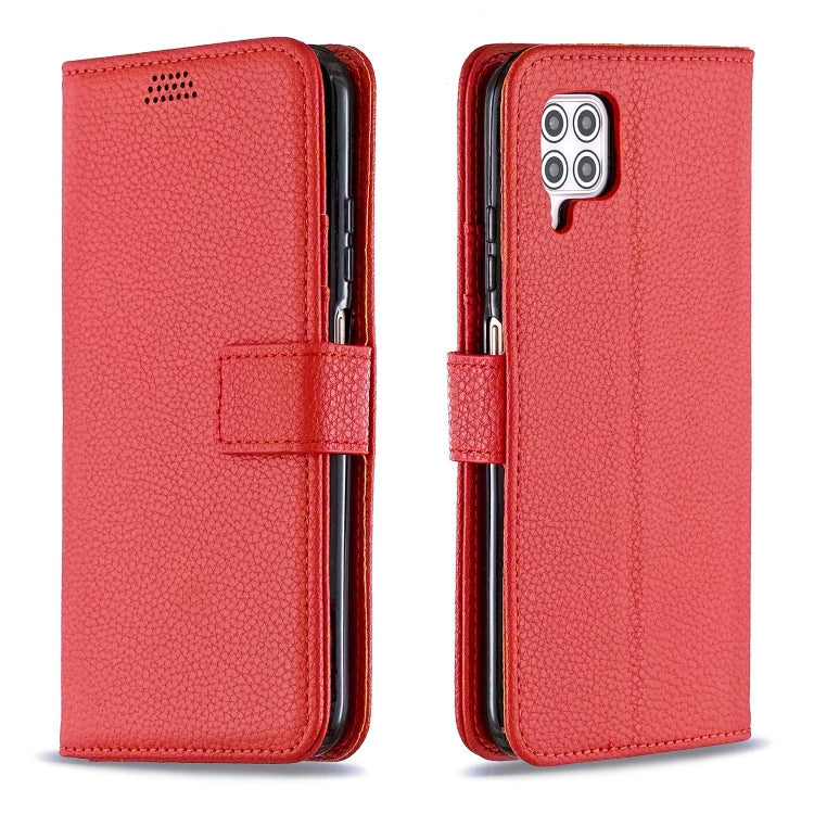 For Huawei P40 Lite Litchi Texture Horizontal Flip Leather Case with Holder & Card Slots & Wallet & Photo Frame