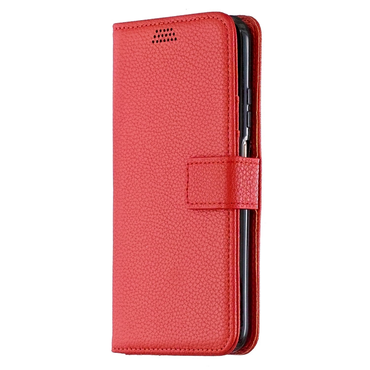 For Huawei P40 Lite Litchi Texture Horizontal Flip Leather Case with Holder & Card Slots & Wallet & Photo Frame