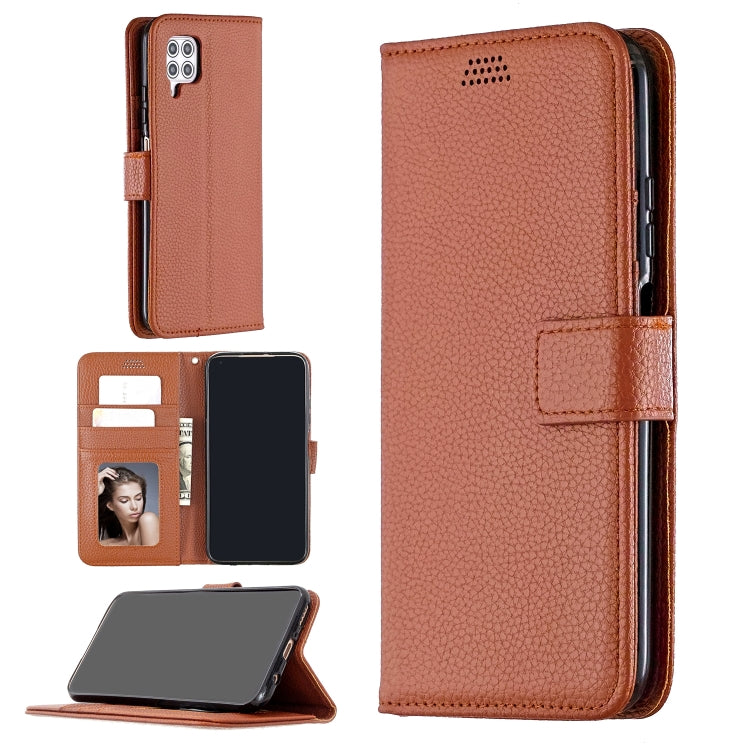 For Huawei P40 Lite Litchi Texture Horizontal Flip Leather Case with Holder & Card Slots & Wallet & Photo Frame