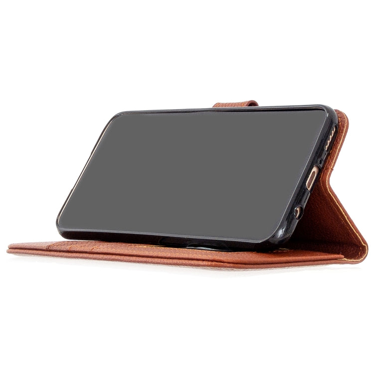 For Huawei P40 Lite Litchi Texture Horizontal Flip Leather Case with Holder & Card Slots & Wallet & Photo Frame