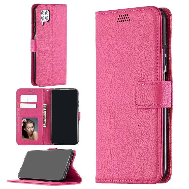 For Huawei P40 Lite Litchi Texture Horizontal Flip Leather Case with Holder & Card Slots & Wallet & Photo Frame