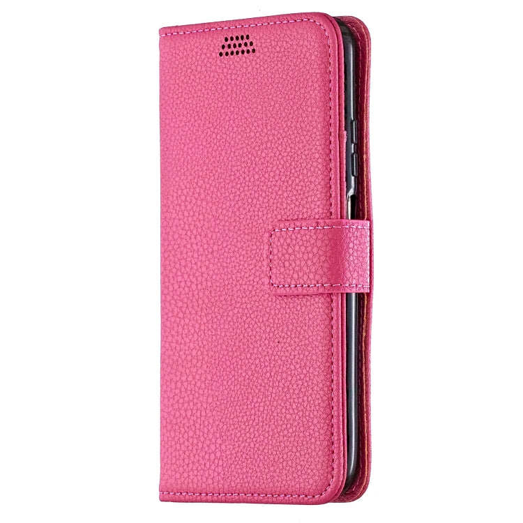 For Huawei P40 Lite Litchi Texture Horizontal Flip Leather Case with Holder & Card Slots & Wallet & Photo Frame